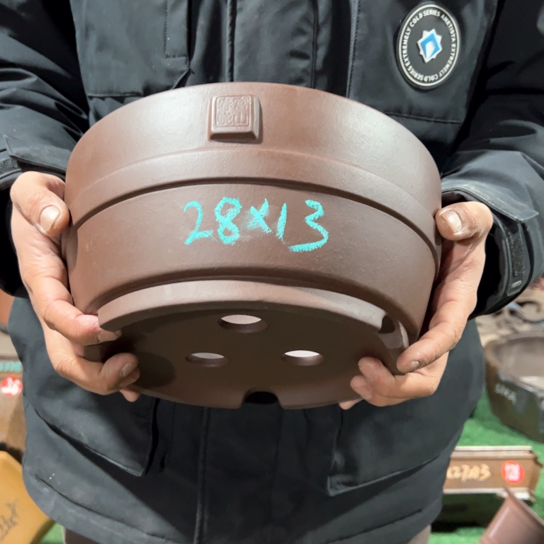 紫砂花盆紫砂花盆