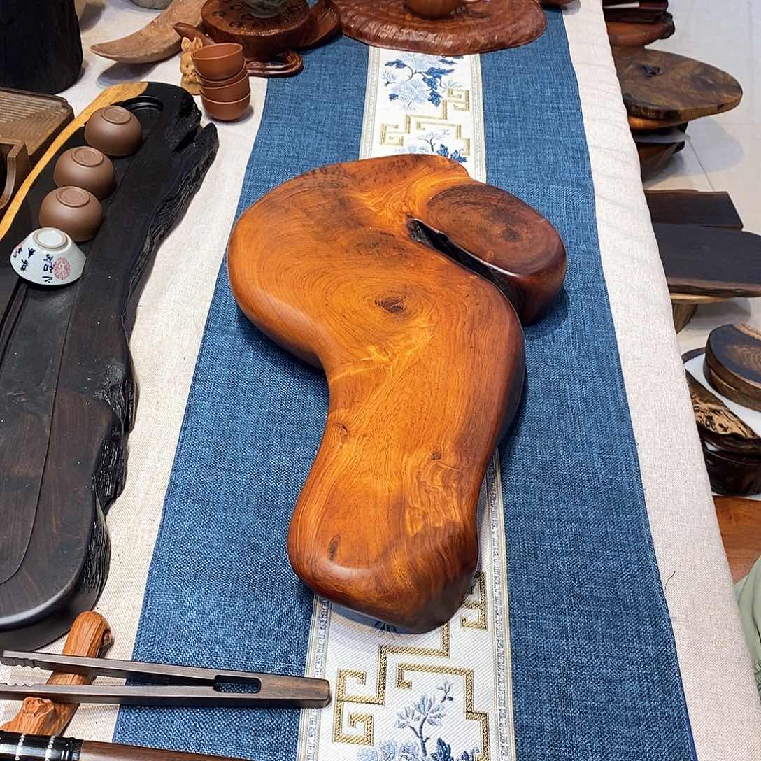 23老挝花梨干泡底座