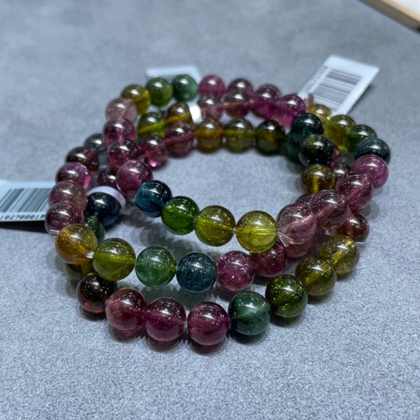 【书记甄选】天然碧玺单圈手链 多样性发一件 约7mm GXL448