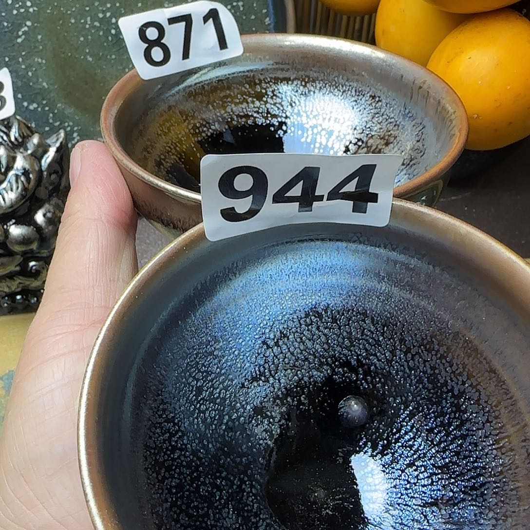 翁***松茶盏建盏杯主人杯龙窑柴烧