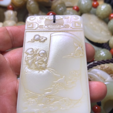 未镶嵌和田玉挂件快**光