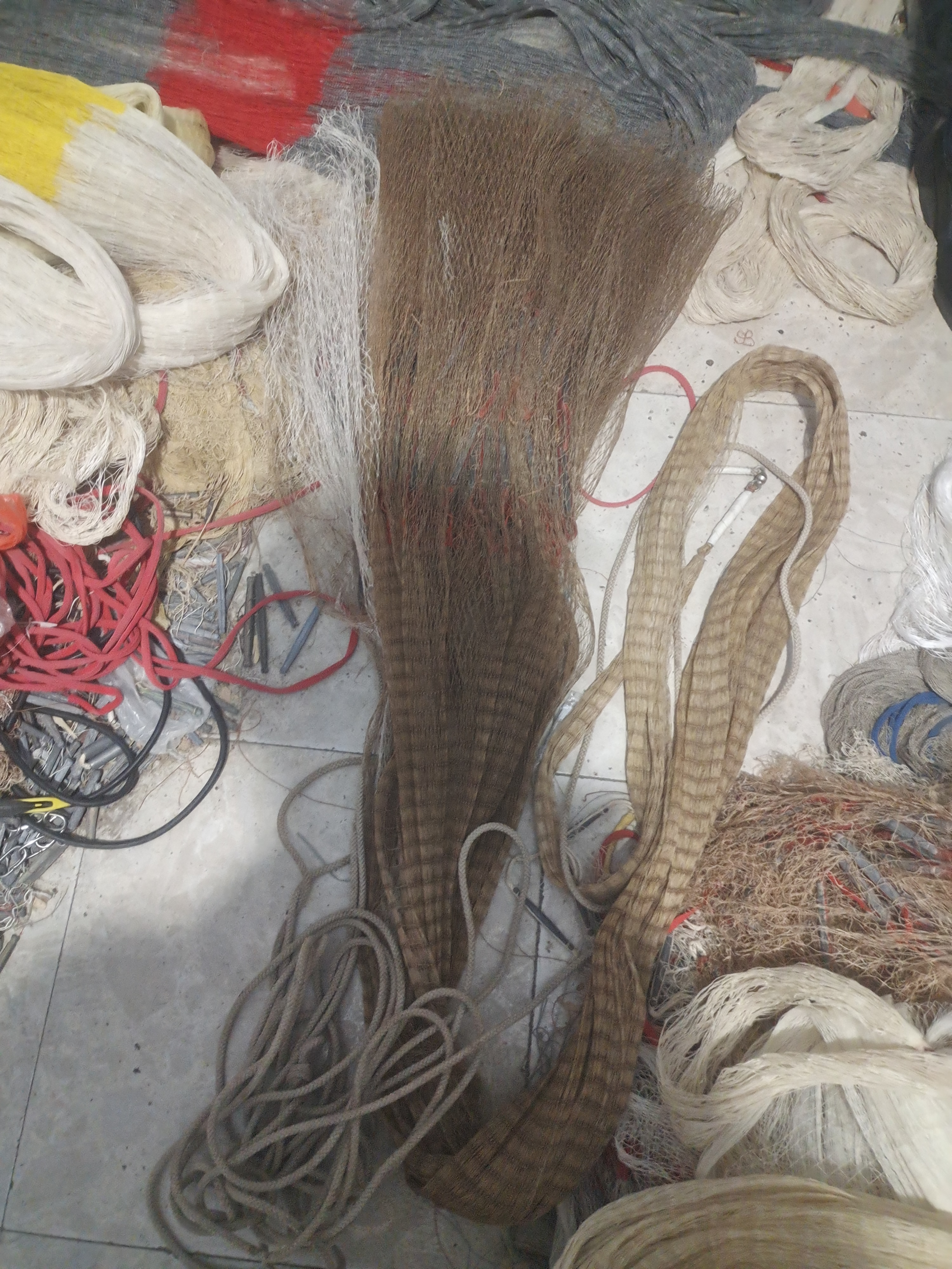 纯手工大力马撒网3米左右1指 8.6斤