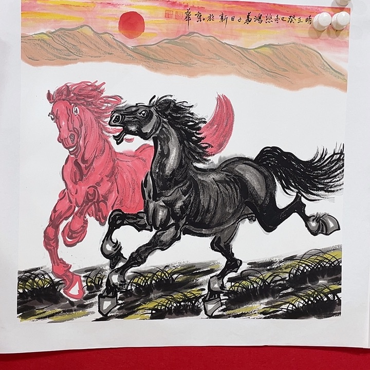 日新画作欣赏作品