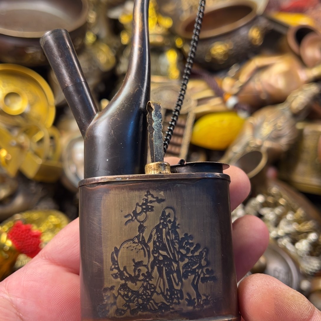 茶壶香炉铜器摆件 