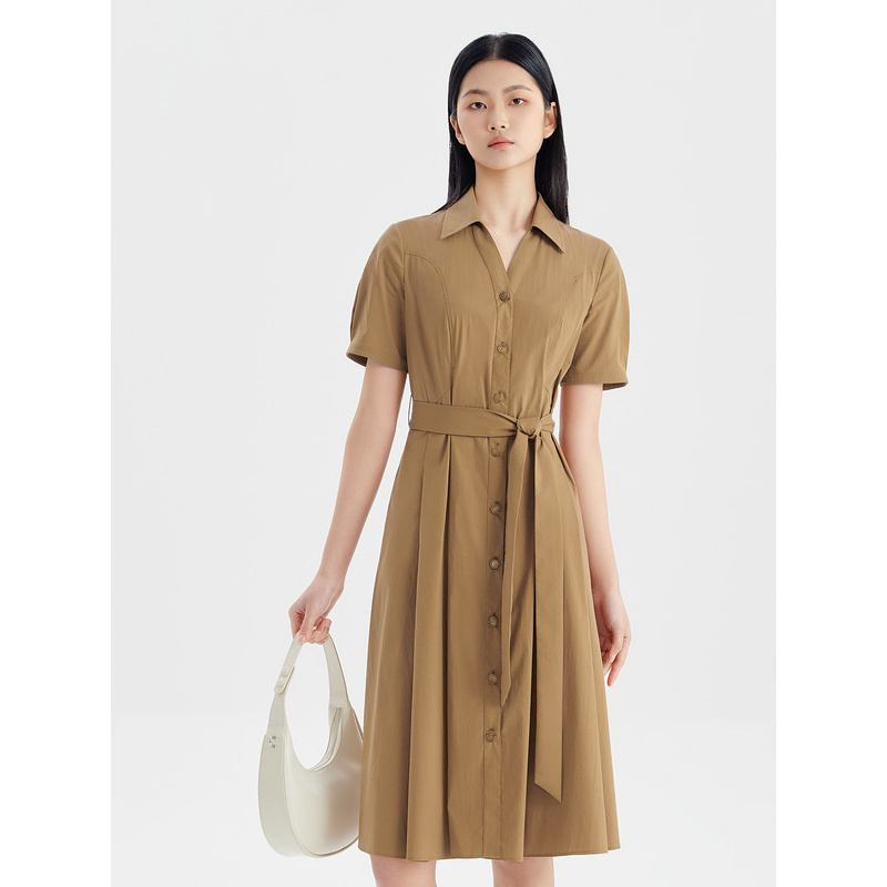 【尚雅】莱芙艾迪儿短袖连衣裙3V2L93353