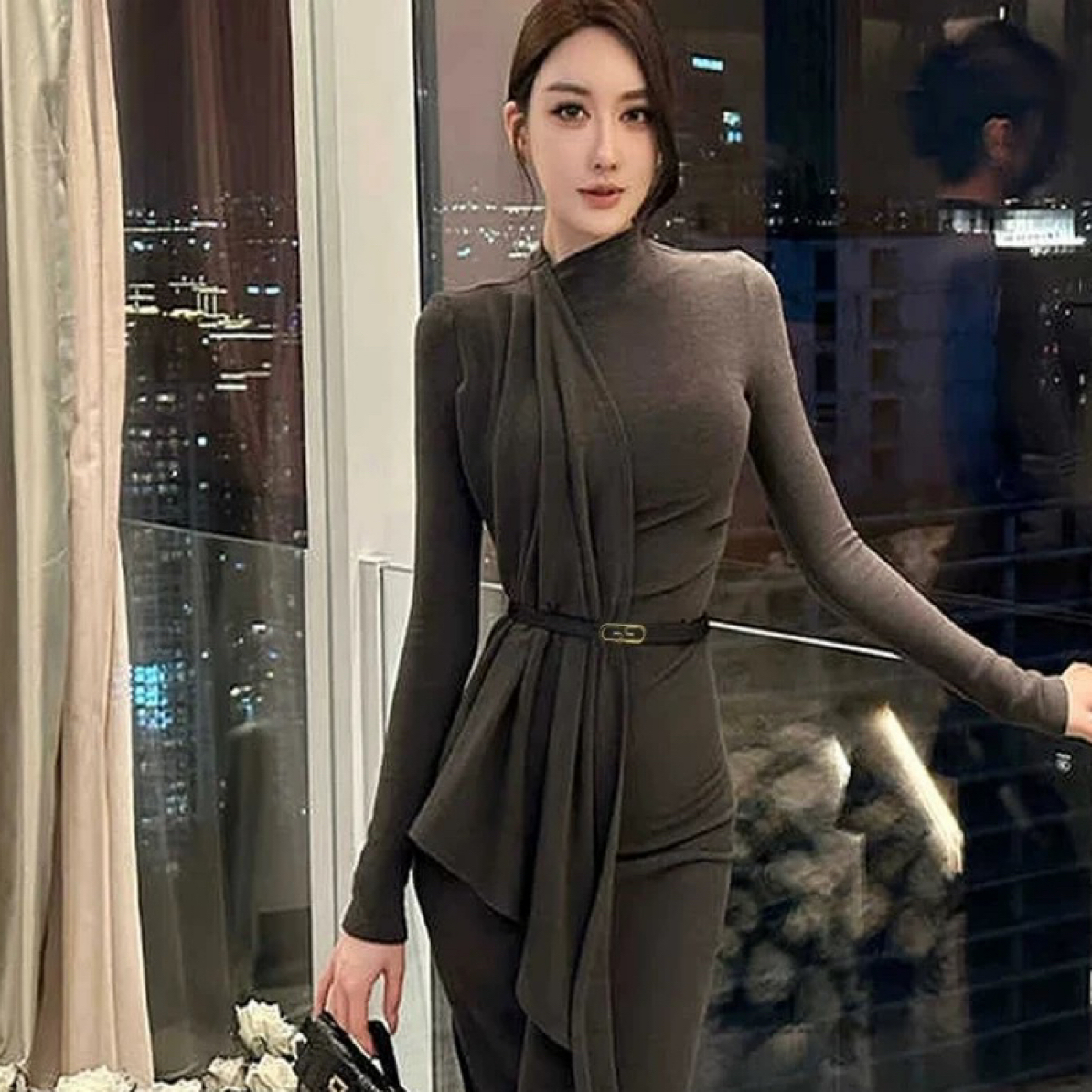 1137修身显瘦连衣裙