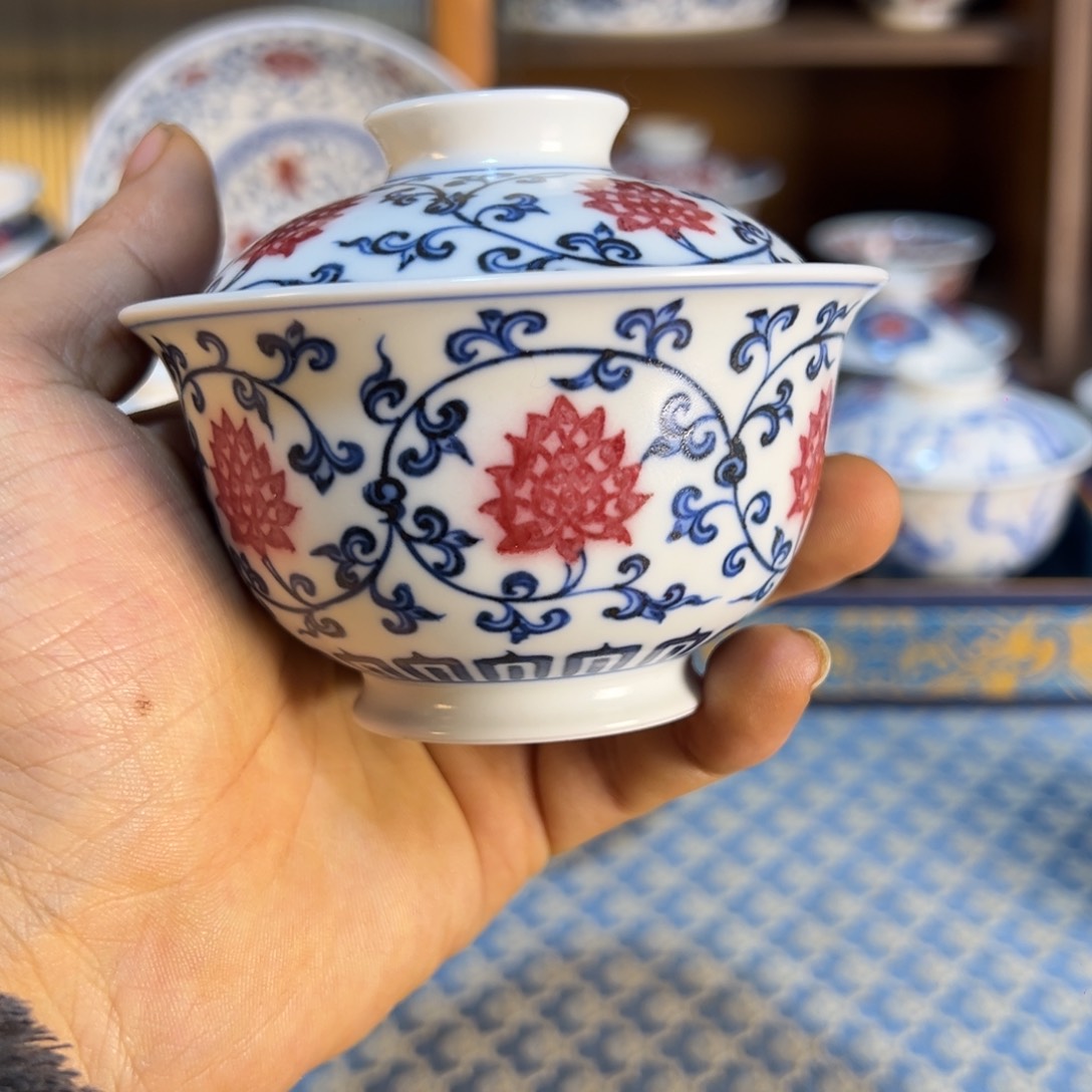 盖碗景德镇茶器百宝箱