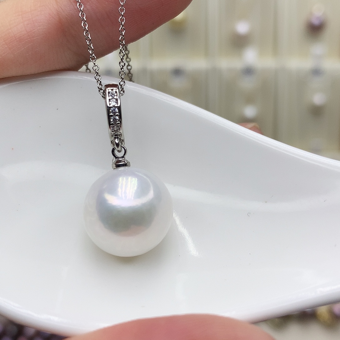 颈饰合金淡水珍珠