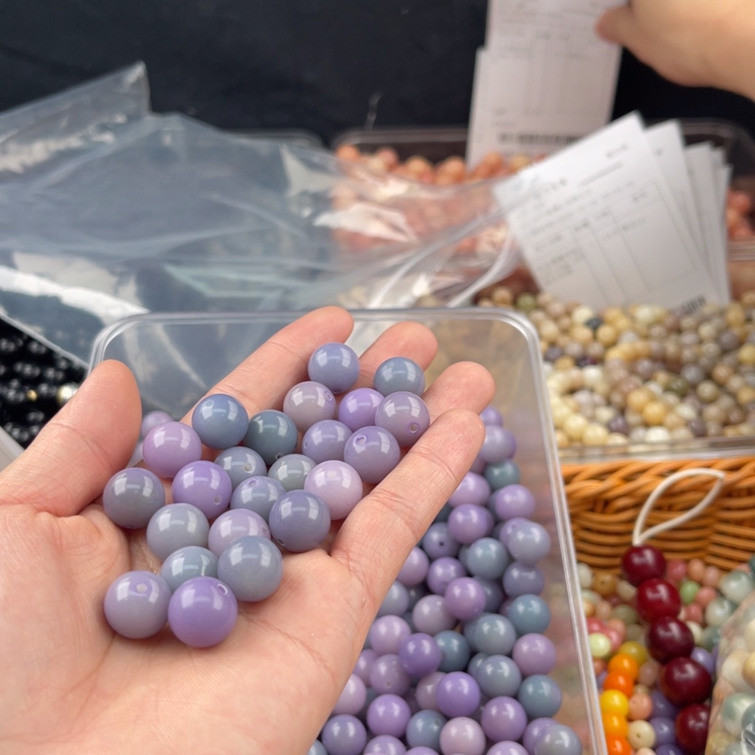 白玉菩提吊坠q13mm 100+20 紫