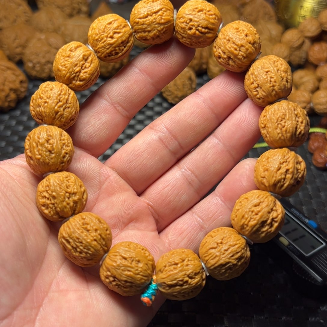 文玩核桃手串尺寸20蚂蚁纹