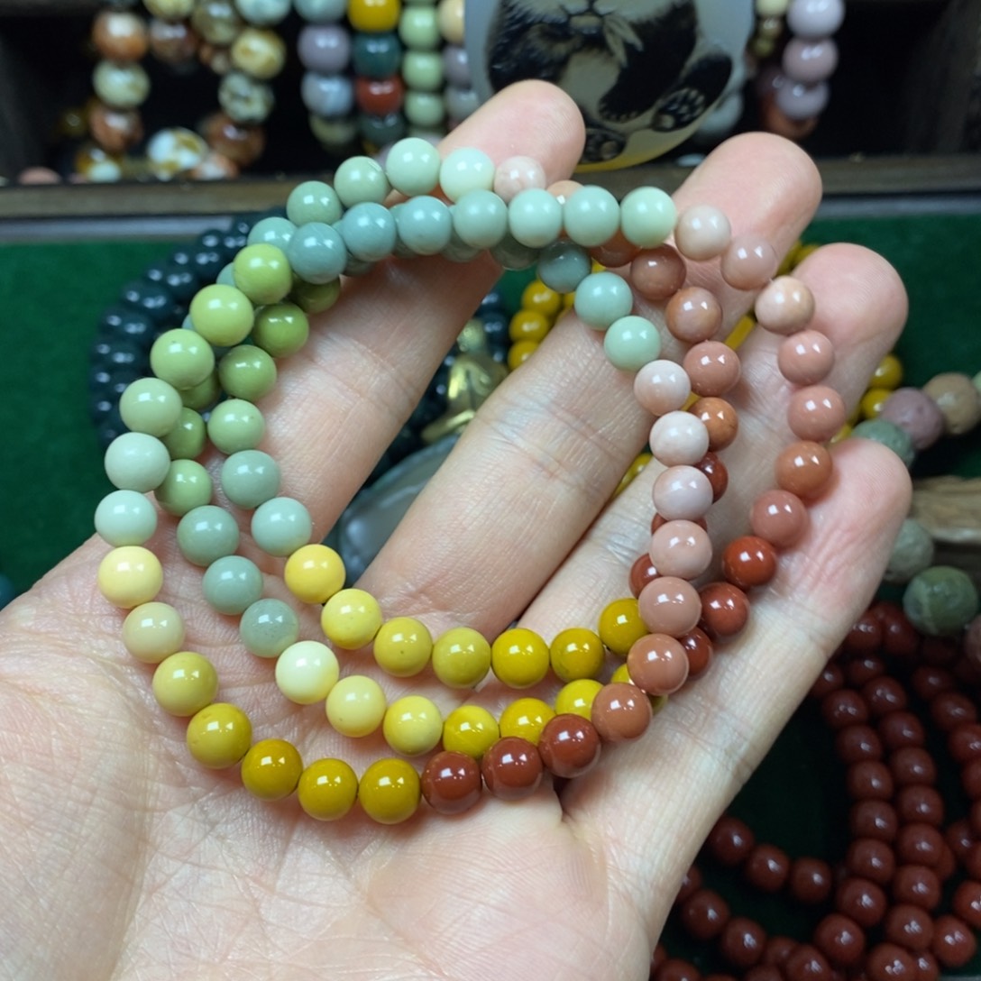 石材阿拉善彩虹渐变色