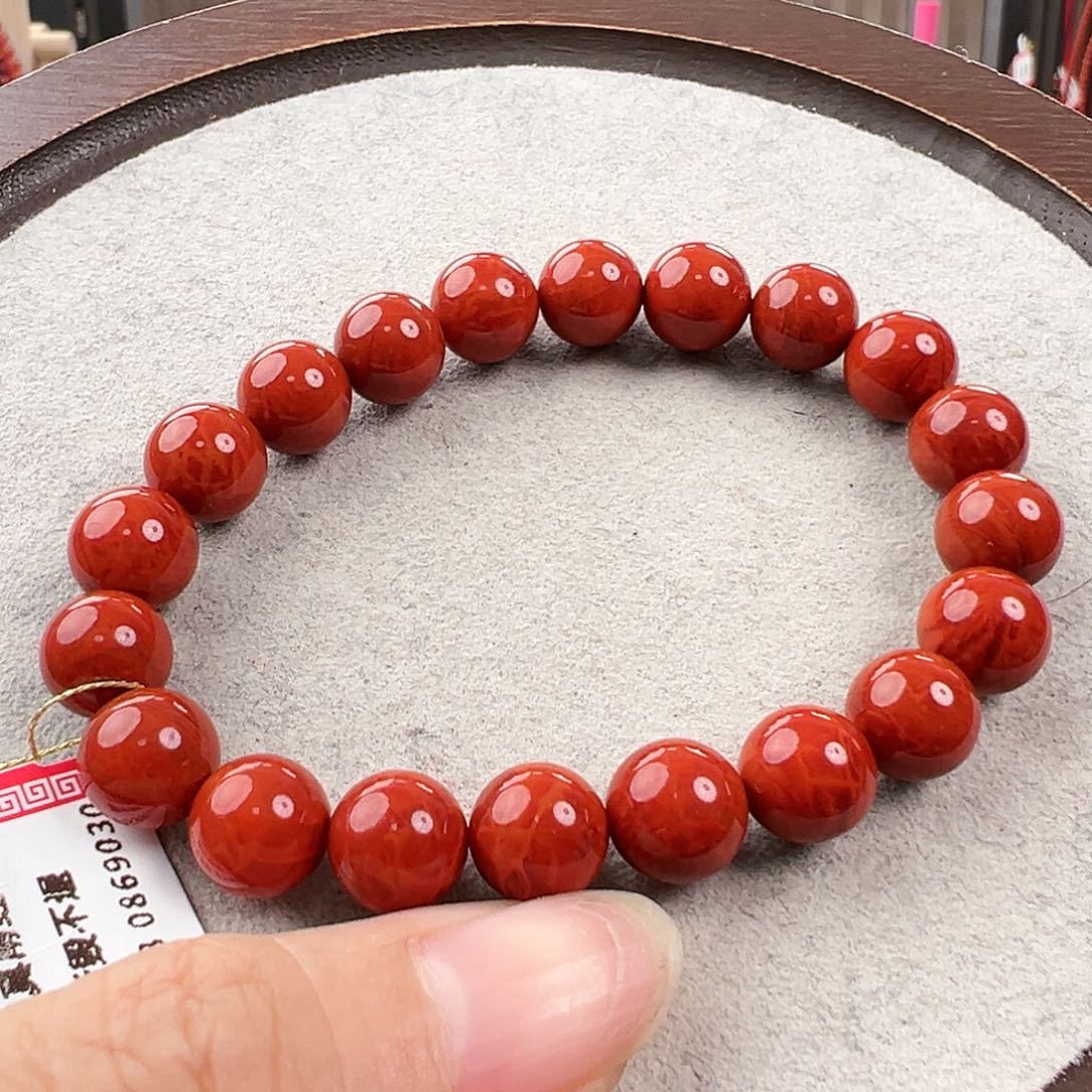 南红玛瑙手串未镶嵌