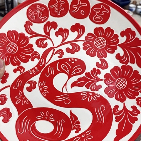 。摆件，烧制问题都是正常的哦