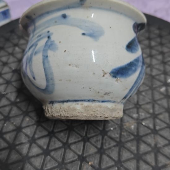 信***讯陶瓷福禄寿炉子摆件一个有磕线