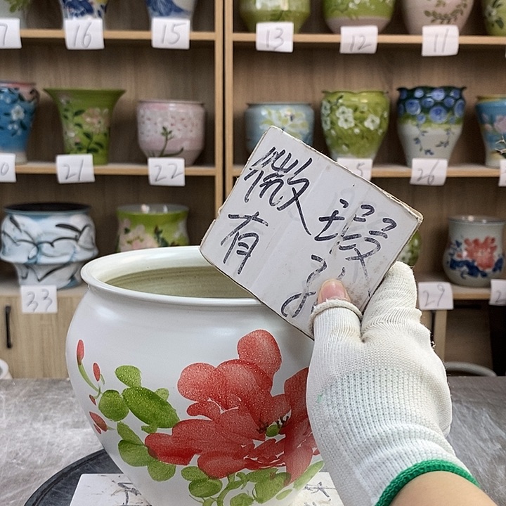 罐5xc景德镇陶瓷花盆