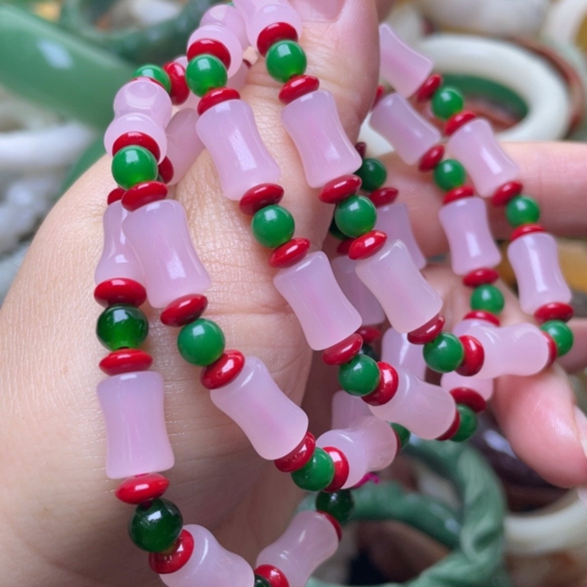 【闪购商品】石英质玉手镯（圆镯）未镶嵌