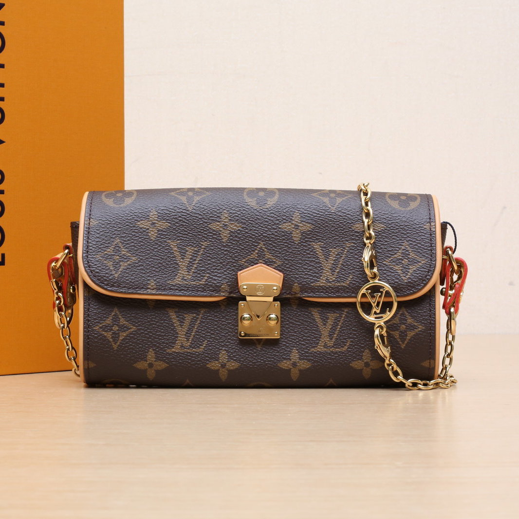 99新 LouisVuitton/路易威登 【娇】单肩包链条包 芯片401142