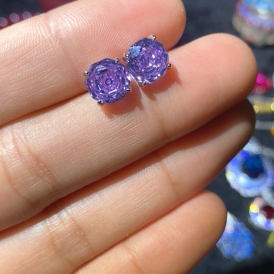 红宝石戒指银S925镶嵌