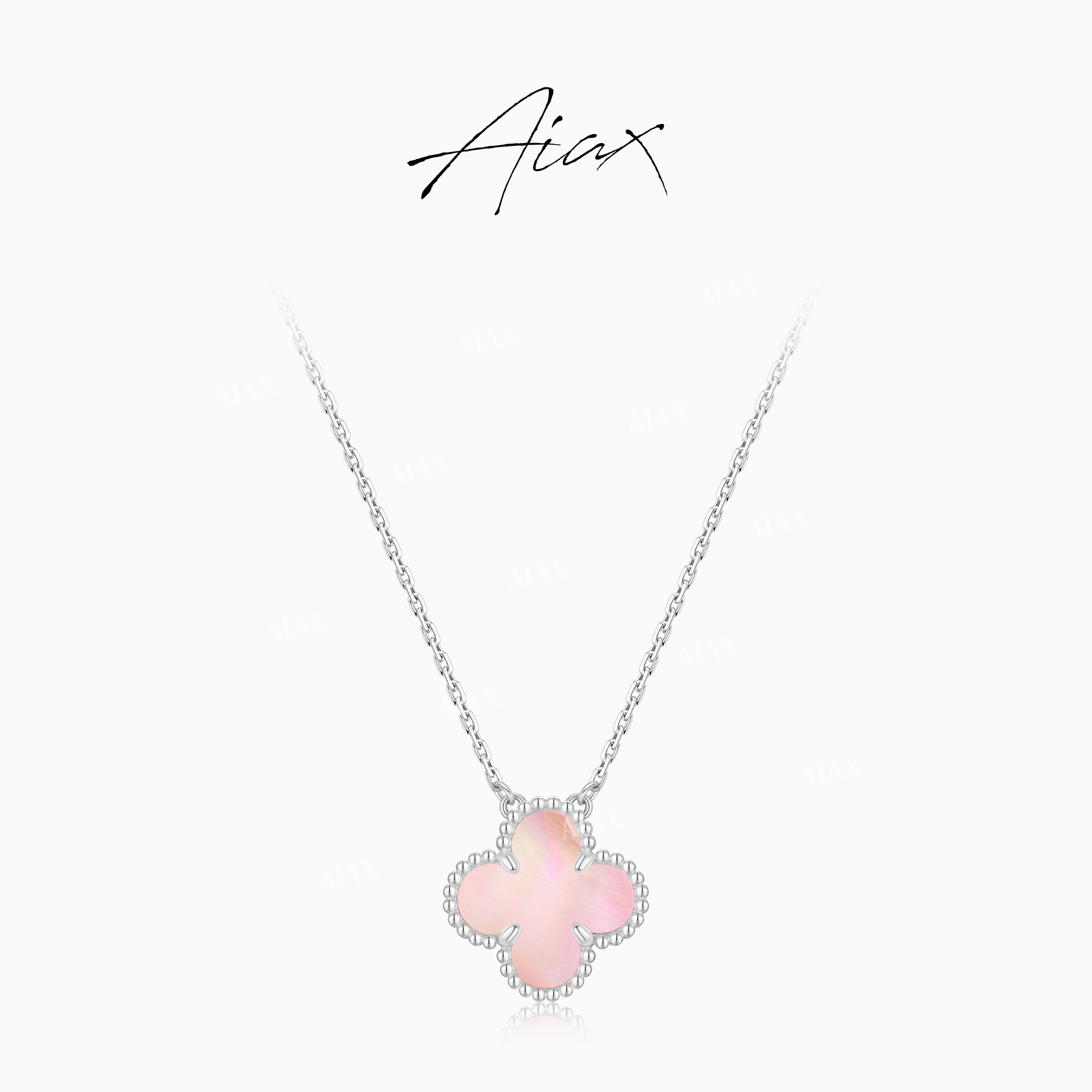 AIAX 925银 秋上新【四叶】经典时尚ins饰品四叶项链TSJ9414