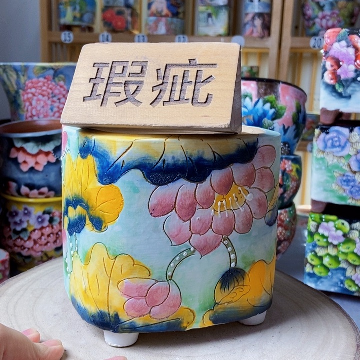 景德镇艺术手绘作品
