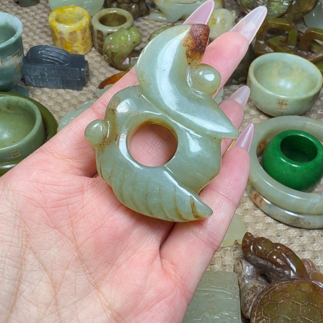 吊坠白玉菩提挂件