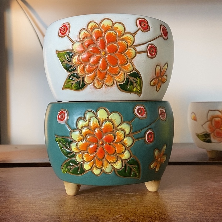 外13内11.5高10左右，纯手工制作，一单包邮