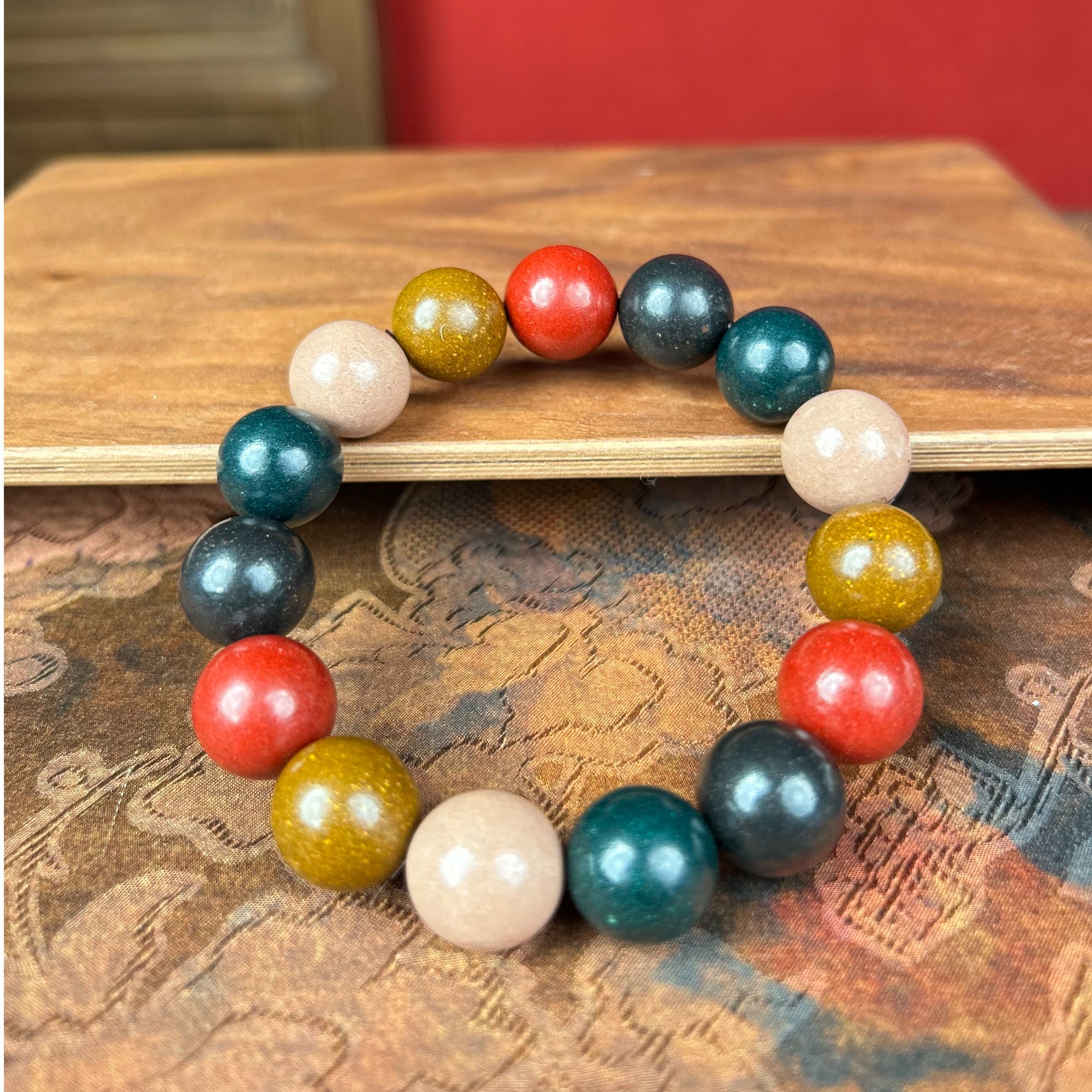 非遗手作古法合香珠手串五行药香珠（不碰水）