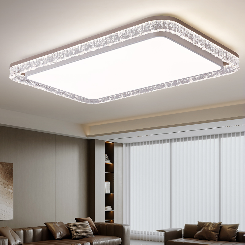 客厅吸顶灯现代简约大气2025新款轻奢高级感中山灯具全屋灯具套餐