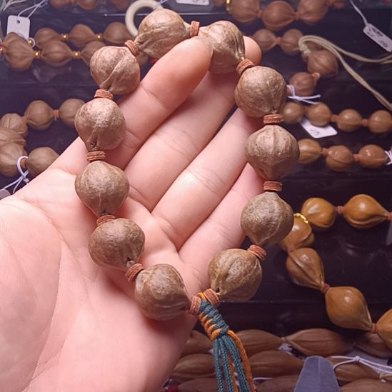 土***豆橄榄核手串/手链橄榄核三花鸡血红蜜桃臀手串1.9