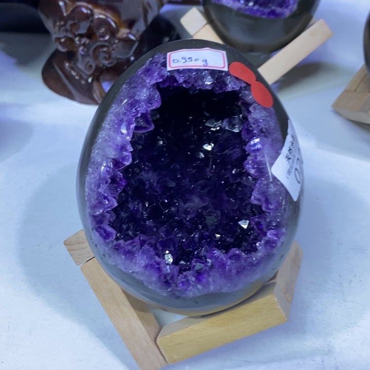 小葛恐龙蛋未镶嵌紫晶