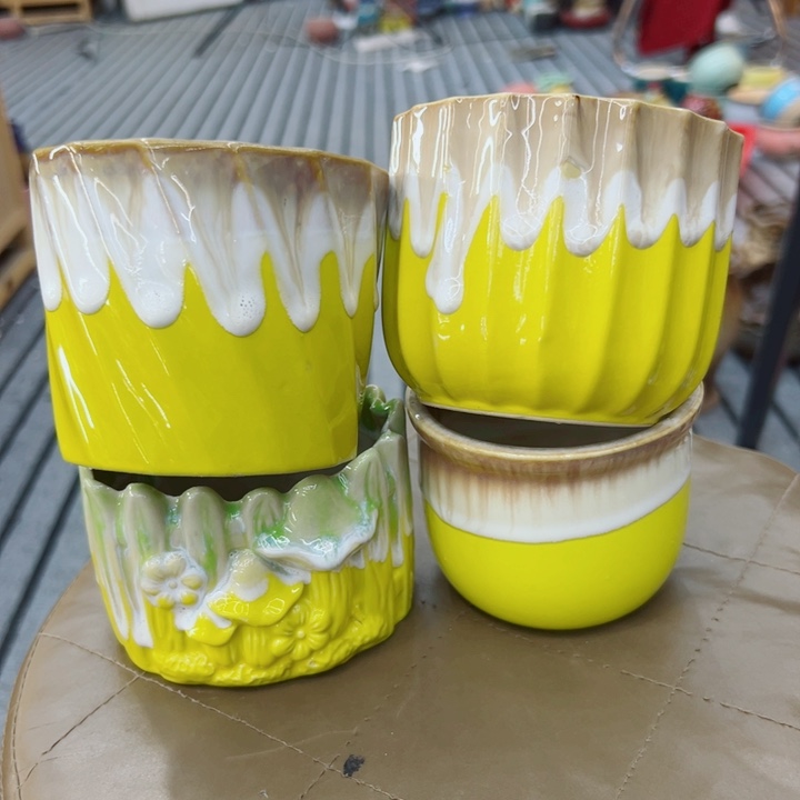 有孔，满10元发货多肉陶瓷花盆