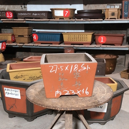 紫砂紫砂花盆包邮