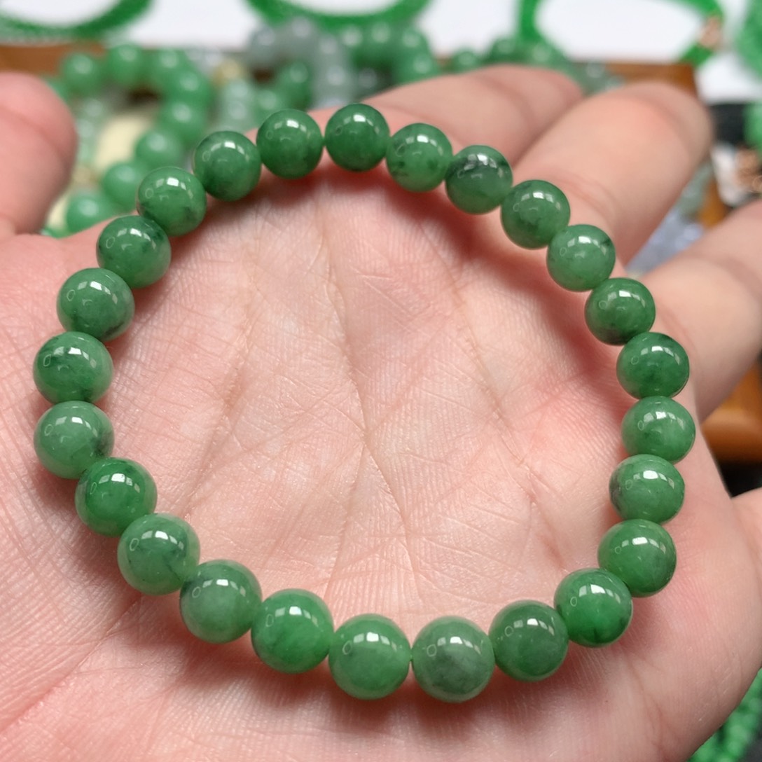 未镶嵌手链翡翠翡翠