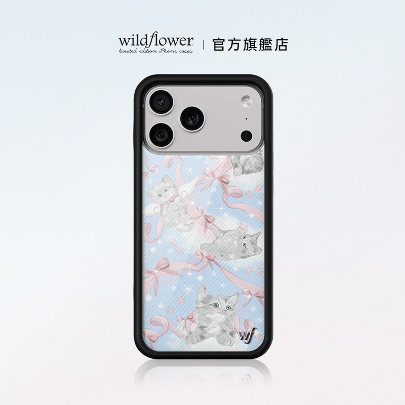 Wildflower可爱猫咪手机壳适用苹果iPhone17/16/15/14/13/Pro/Max