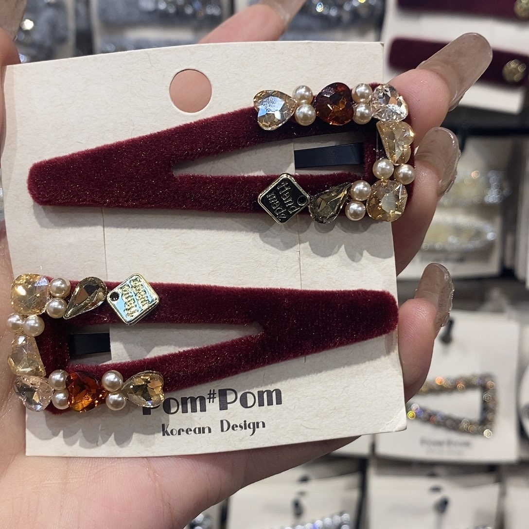 布艺铁合金拜拜夹