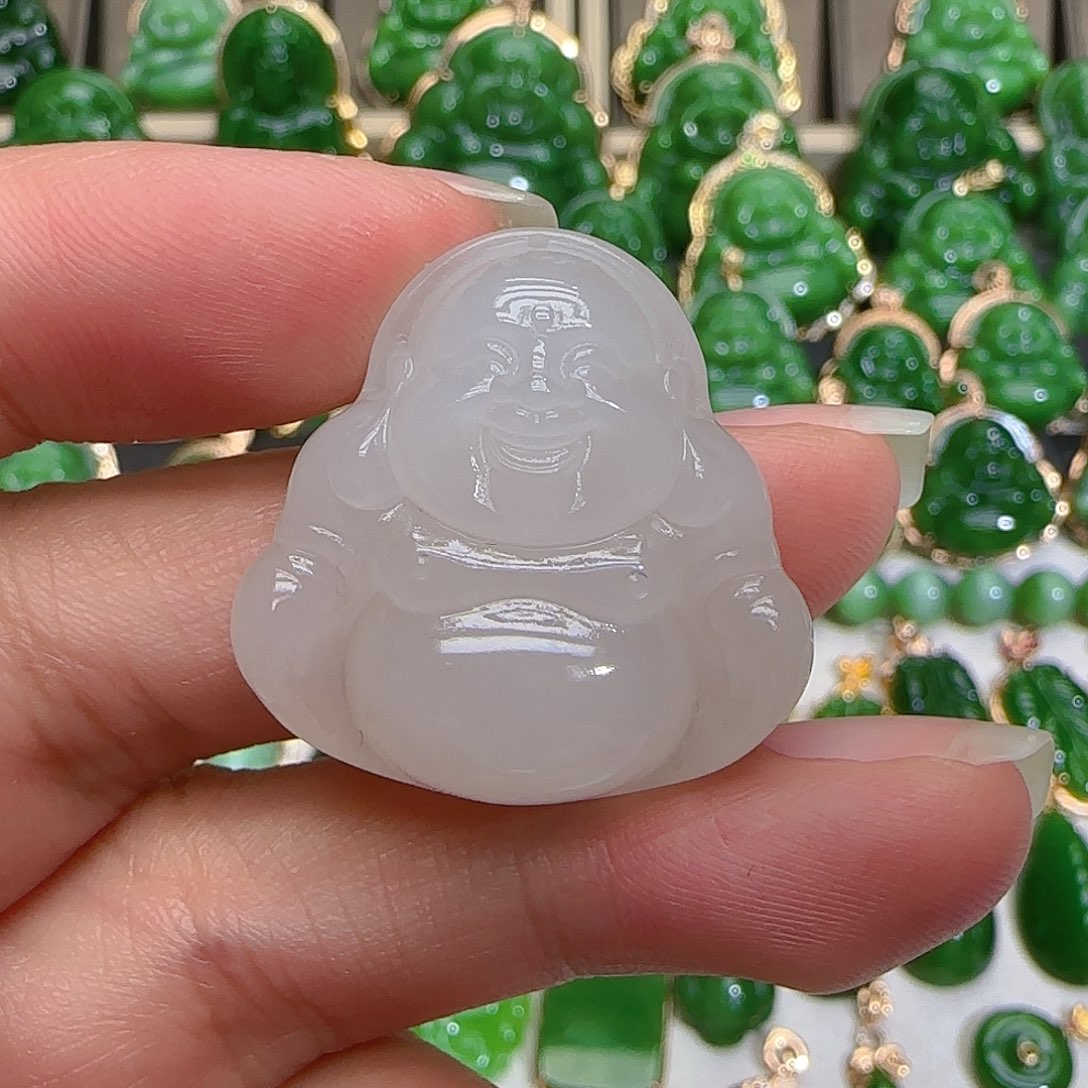 和田玉（白玉）吊坠(不含链)未镶嵌