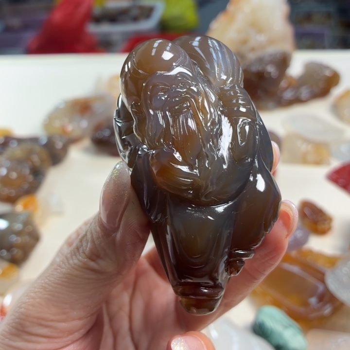 玛瑙/玉髓未镶嵌吊坠(不含链)