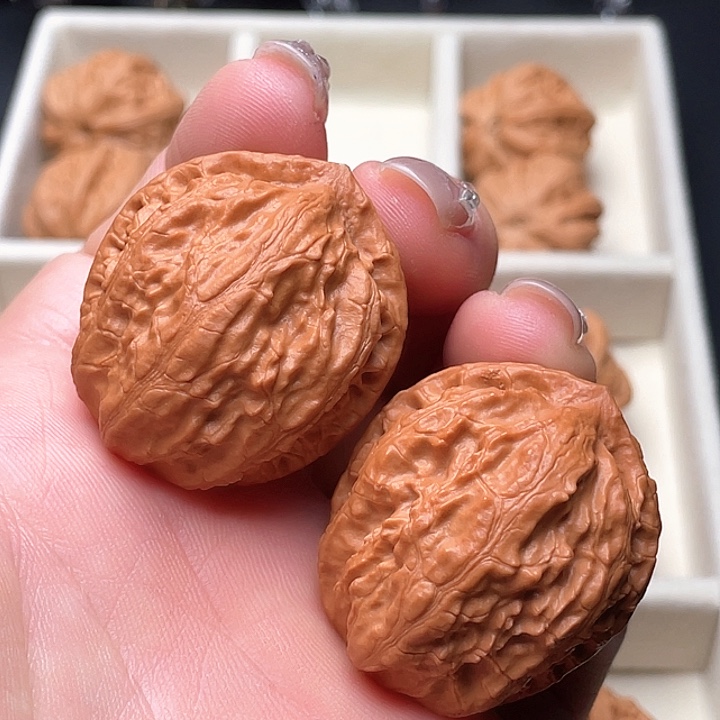 文玩核桃把件大粗筋