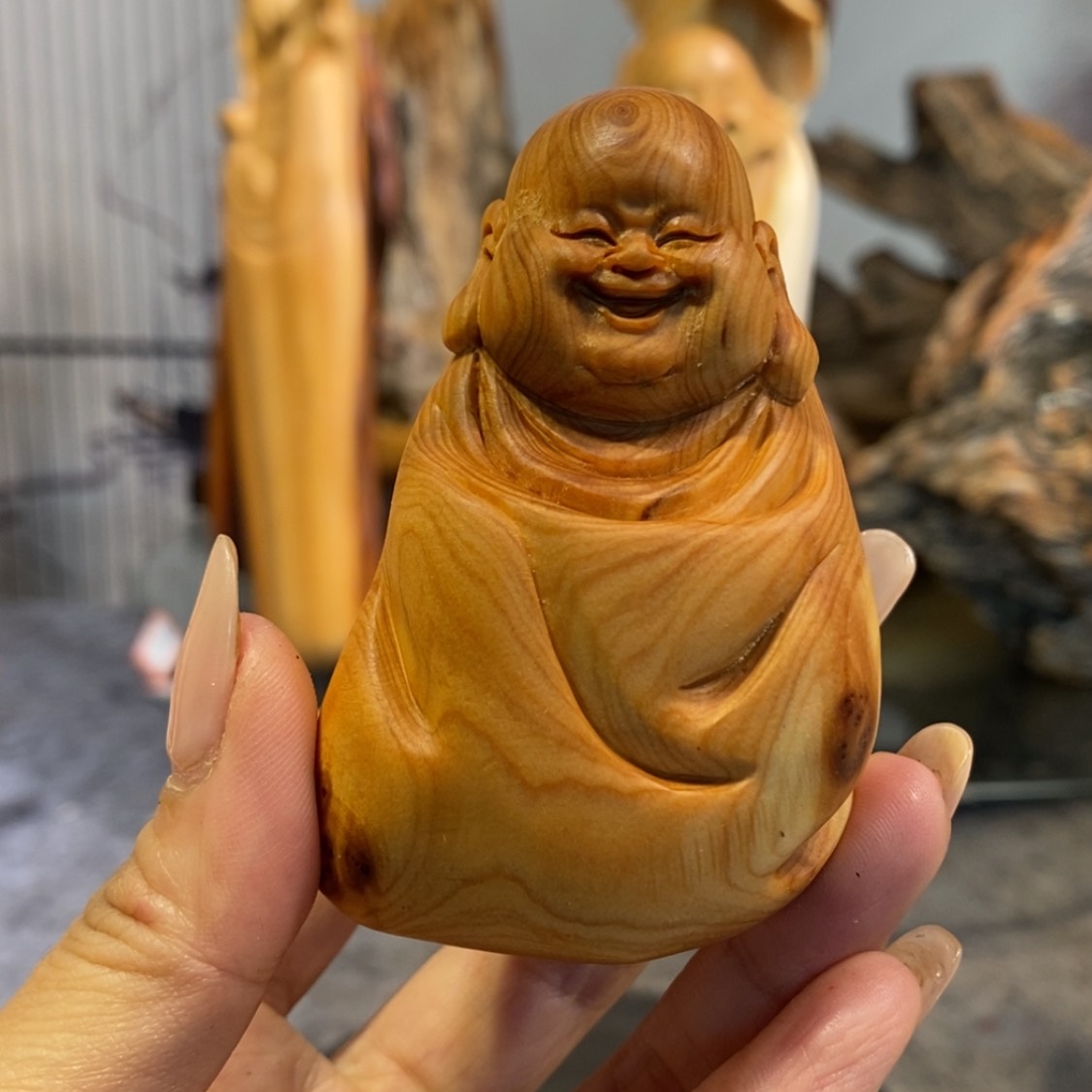 【闪购商品】柏木（崖柏）根雕木雕工艺品摆件