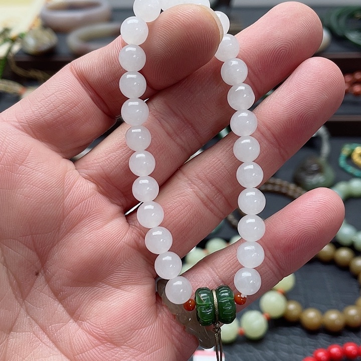 和田玉手串未镶嵌