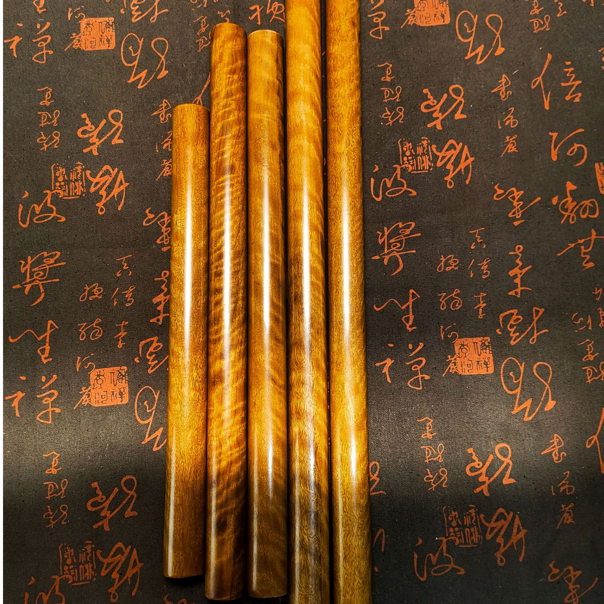 水波纹圆形原木横财摆件风水摆件圆形摆件横财开运木家用摆件