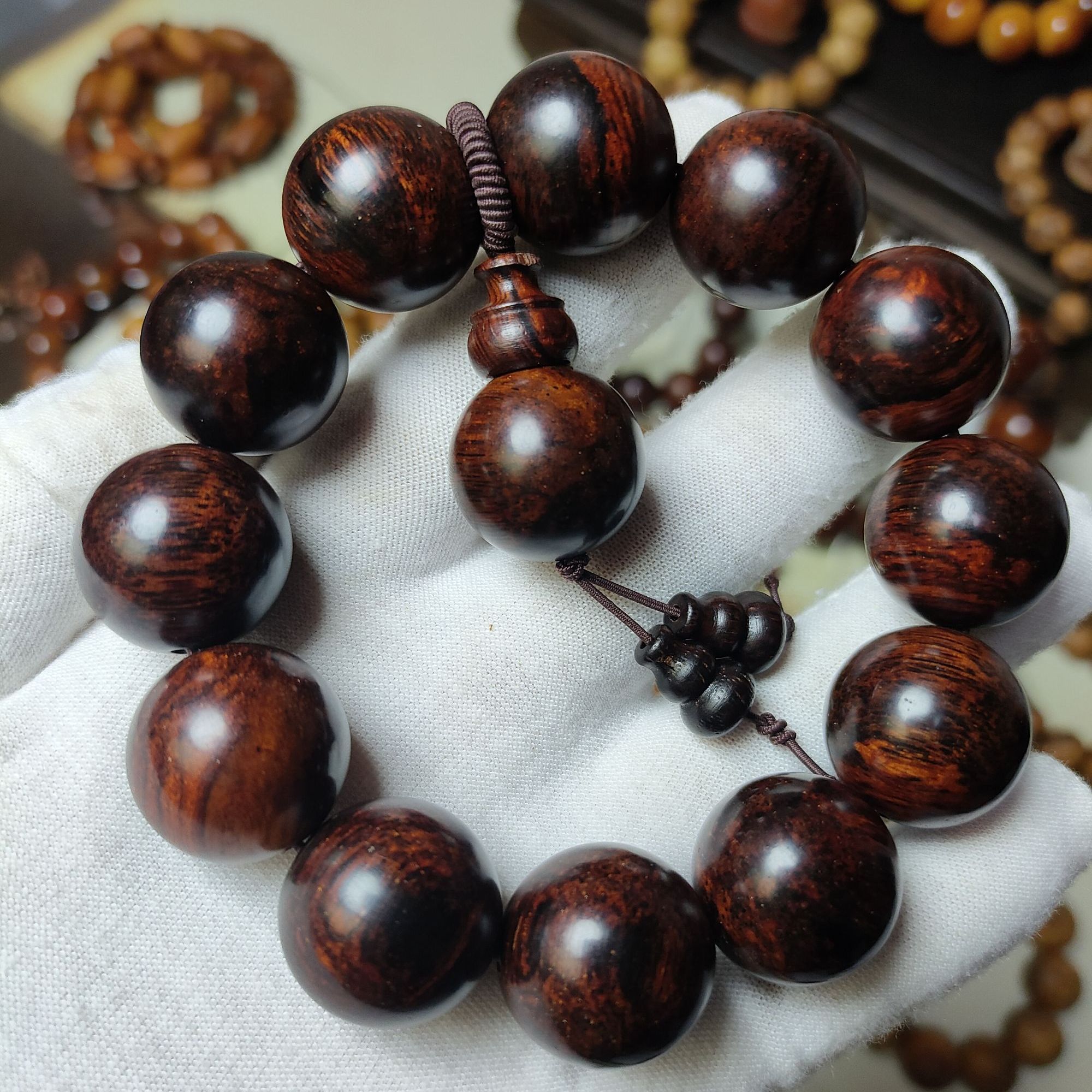 增香沉香木海南黄花梨，直径2.0油梨