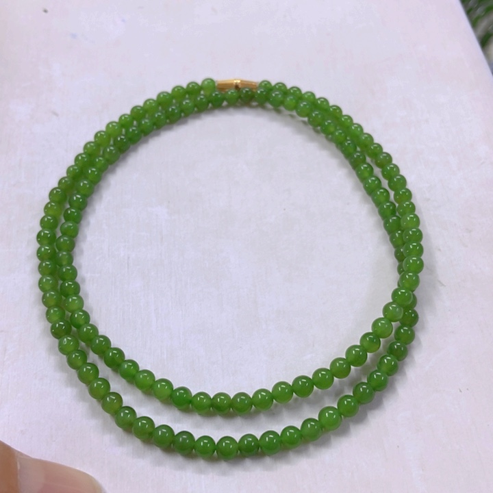 【闪购商品】和田玉（碧玉）颈饰未镶嵌11