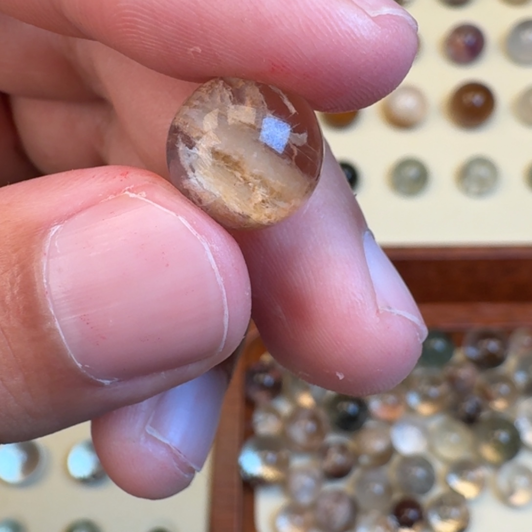 水晶未镶嵌珠宝半成品方解共生12➕