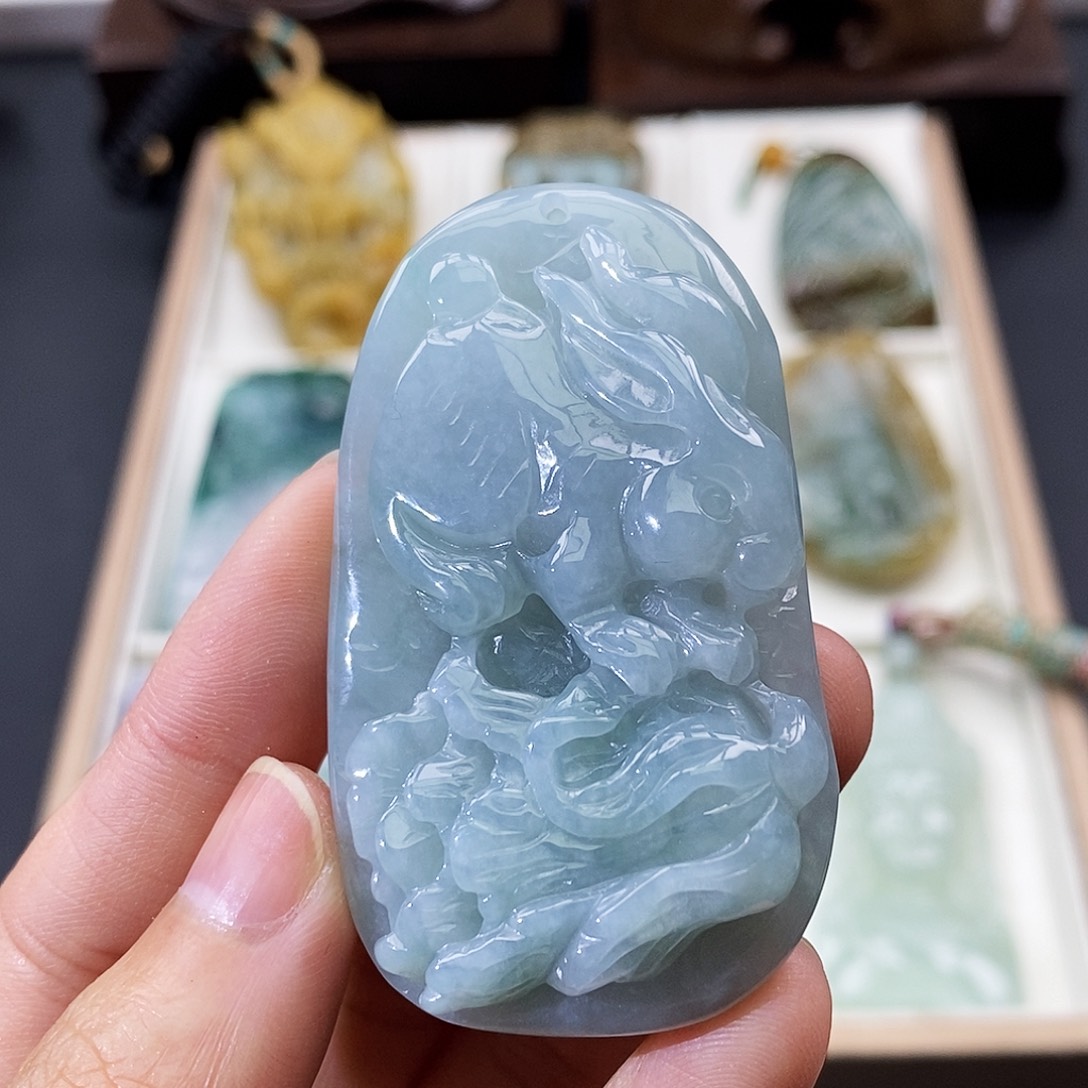 颈饰未镶嵌翡翠用****4缅甸翡翠a货