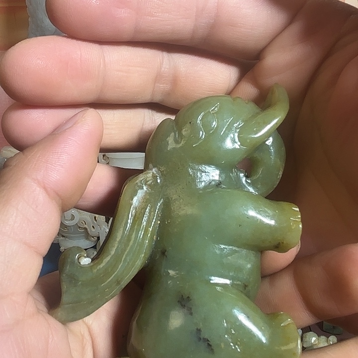 未镶嵌和田玉（青玉）挂件