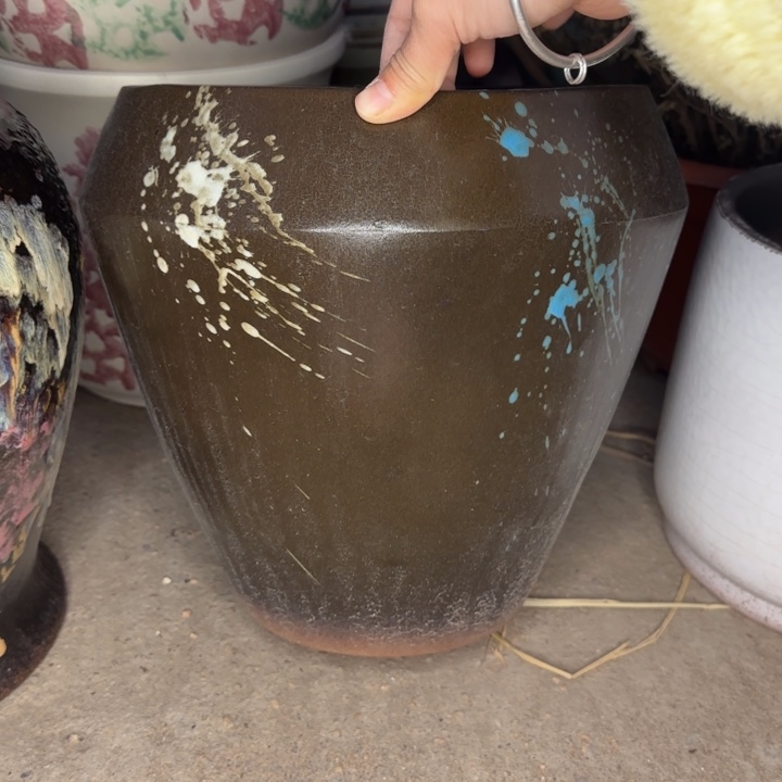 瑕疵花盆处理啦口25高26