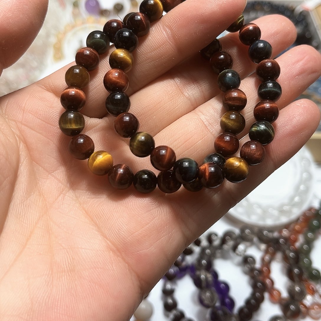 水晶手链未镶嵌彩虎眼