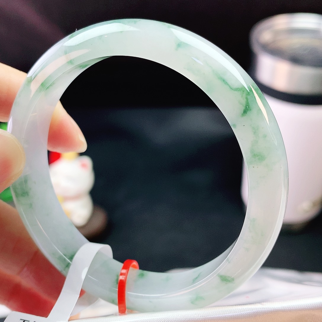 未镶嵌手镯翡翠56冰花