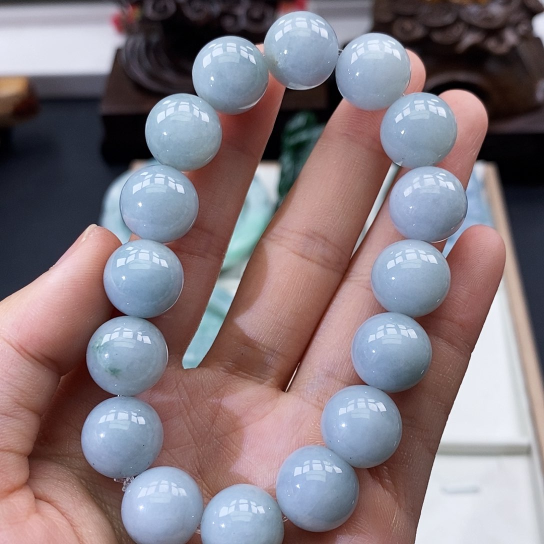 颈饰未镶嵌翡翠缅甸翡翠a货尺寸13mm+